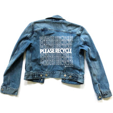 Load image into Gallery viewer, PLEASE RECYCLE - Reworked Denim Jacket