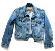 Load image into Gallery viewer, PLEASE RECYCLE - Reworked Denim Jacket