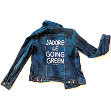 Load image into Gallery viewer, J&#39;ADORE LE GOING GREEN - Reworked Denim Jacket