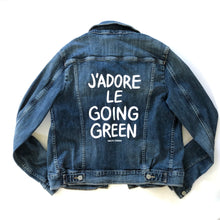 Load image into Gallery viewer, J&#39;ADORE LE GOING GREEN - Reworked Denim Jacket