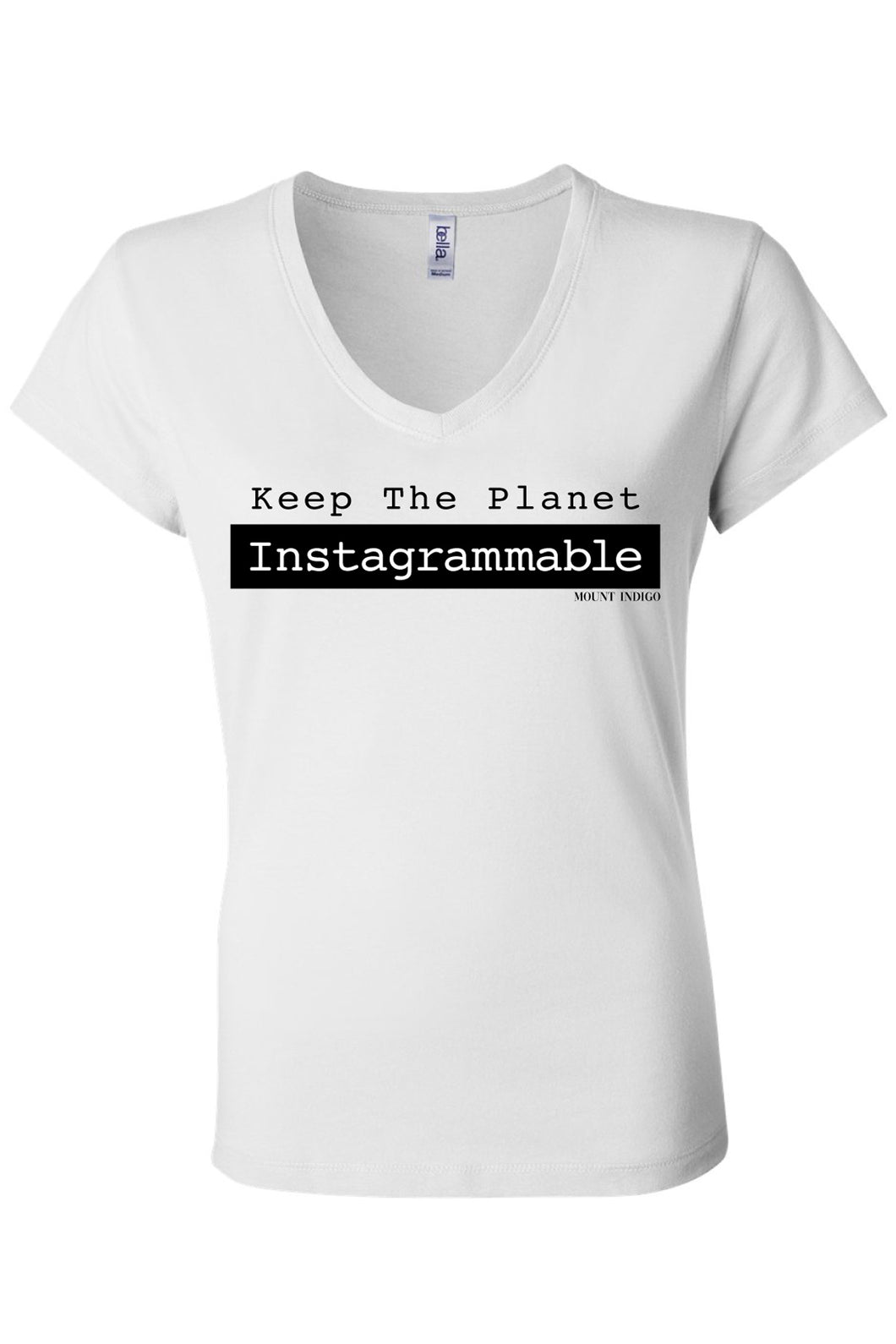 Keep The Planet Instagrammable Typewriter Tee