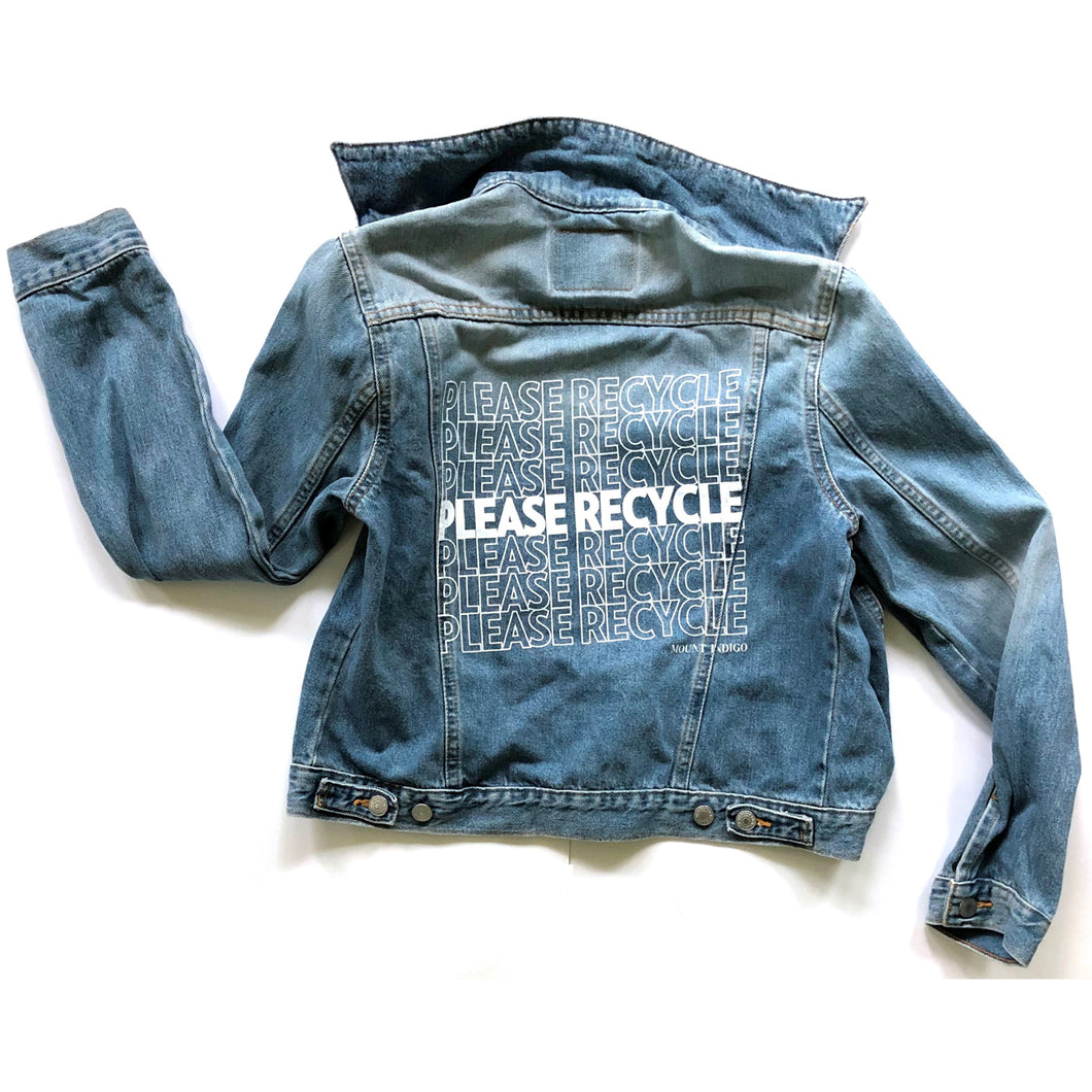 PLEASE RECYCLE - Reworked Denim Jacket